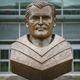 A bust of Wernher von Braun is seen at the administration complex of NASA’s Marshall Space Flight Center in Huntsville, Alabama.